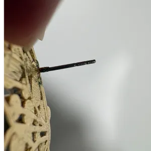 Gold Tone Butterfly Earrings Faux Pearl‎ Inlay Statement Fashion Jewelry thumbnail 6