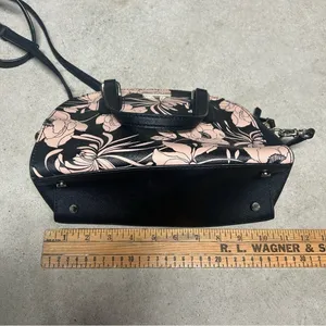 KATE SPADE Mini Reiley Laurel Way Gardenia Black Multi Satchel Crossbody Bag thumbnail 9