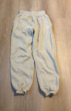 Cream Nike KIDS Large Sweatpants thumbnail 1