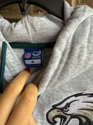 NFL Philadelphia Eagles Hoodie Green Vintage style Women’s Medium thumbnail 4