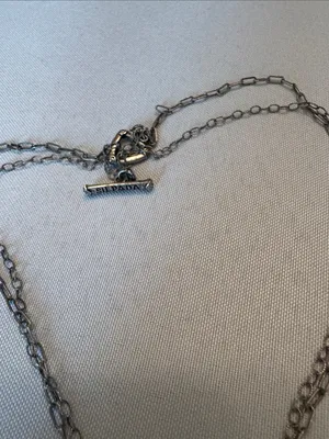Silpada silver 925 chain necklace with white pearl drop thumbnail 3