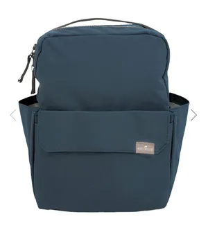 Red Rovr Navy Blue Canvas Backpack Multi Pocket Daily Commuter Bag thumbnail 1