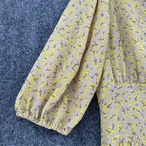 Wild Fable Floral Maxi Dress Button Front Puff Sleeve Boho Cottagecore Duster S thumbnail 6