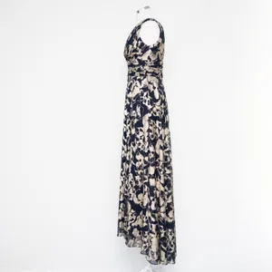Betsy & Adam - Foil Print Sleeveless Mesh Gown‎ thumbnail 6