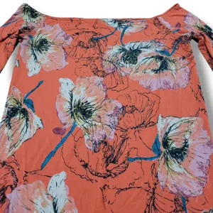 Top Size Large Off The Shoulders Top Flare Sleeves Bell Long Sleeve thumbnail 4