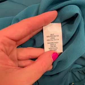Amanda Uprichard Aida Teal Ruffle Wide Leg Jumpsuit thumbnail 10