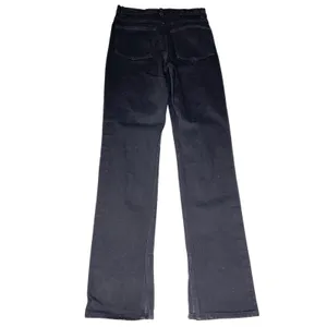 Reformation Liza Slit Hem Ultra High Rise Straight Long Black Jeans 26 thumbnail 11