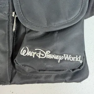 Walt Disney Parks World Fanny Pack Belt Bum Bag 2012 Mickey Mouse Black Sling thumbnail 4