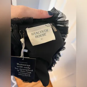 Tuckernuck Hyacinth House Willa Tulle Top Black XS NWT thumbnail 5
