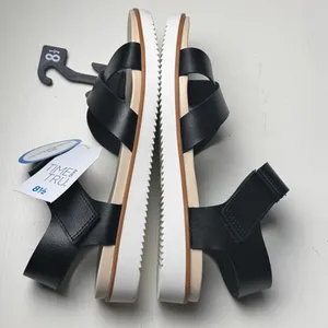 Time and Tru Adjustable Ankle Strap So Comfortable Black Sandals Sz 8.5 NWT thumbnail 7