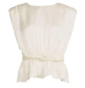 NWT Bailey 44 Giamina Top in Cream Satineffect thumbnail 2