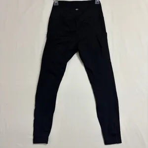 Hypertek High Waisted Pocket Leggings Black Athletic‎ Yoga Workout Gym Medium thumbnail 4