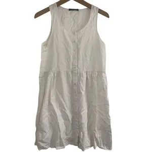 ✨Brandy Melville Arabella Cotton One Size Off White Dress✨ thumbnail 10