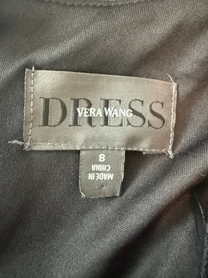 Vera Wang Black Dress - Size 8 thumbnail 3