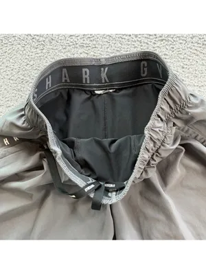 Gymshark Womens Grey Dual-Layer Athletic Training Shorts XS Compression Lining thumbnail 6