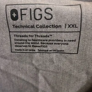 ✨Figs Casma Three-Pocket Scrub Sz XXL Top™ Graphite Grey✨ thumbnail 10