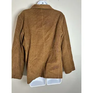Vintage BOSS Hugo‎ Boss Corduroy Blazer Brown Ribbed Velvet Jacket Sz S thumbnail 5