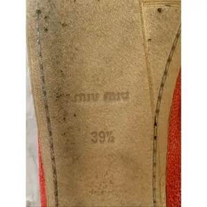 Miu Miu Ballet Bow Flats women's size 39.5 9.5 thumbnail 5