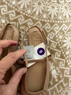 a new day Tan Slingback Ballet Flats thumbnail 2