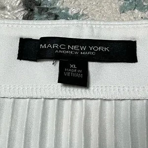 NWOT XL Marc New York Andrew Marc Women’s White Stretch Ribbed Pencil Skirt thumbnail 4
