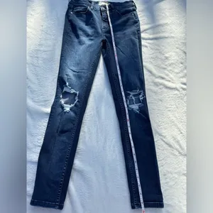 Free People Women’s Distressed Skinny Jeans Size 26 Effortlessly Cool‎ Ripped thumbnail 6