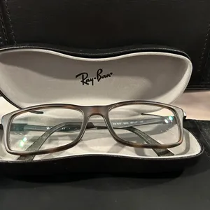 Ray-Ban Brown Frame Glasses frame and Ray Ban hard Case only thumbnail 11