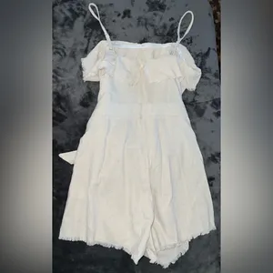 Princess Polly Rally Playsuit in Beige Size 10 New with tag thumbnail 8