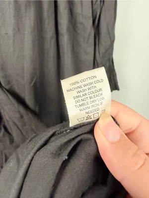 Able Jane Maxi Dress in black Size Large 100% cotton thumbnail 9