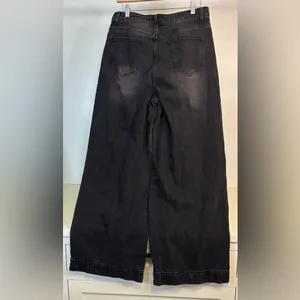 Cider Black Wide-Leg Jeans - waist 15.5 measurement thumbnail 2