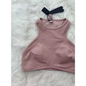 Nike Skims Ribbed Seamless Racer Front Bra Himalayan Size Medium thumbnail 4
