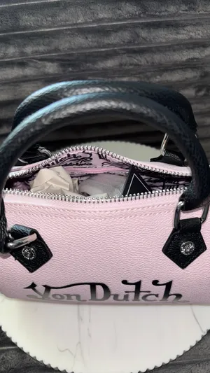 Sac bandoulière Von Dutch Mini Barrel Rose 🎀 thumbnail 7