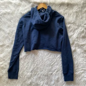 HUF See You in Hell cropped navy sweatshirt thumbnail 2