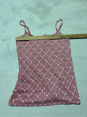 Loft outlet NWT Patterned Spaghetti Strap Tank Top MEDIUM MSRP$30 thumbnail 5