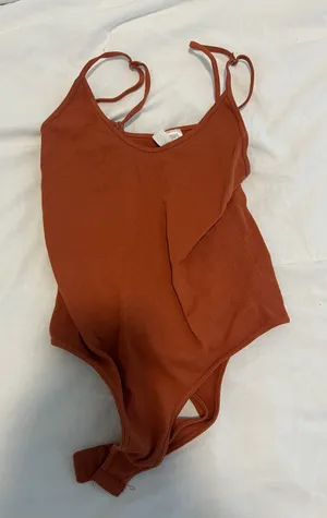 Rust Orange Bodysuit thumbnail 1