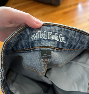Wild Fable Jean Skirt thumbnail 2