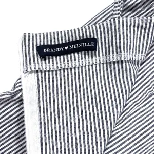 Brandy Melville Blue White Striped Mini Dress Sweetheart Sleeveless Italy EUC thumbnail 5