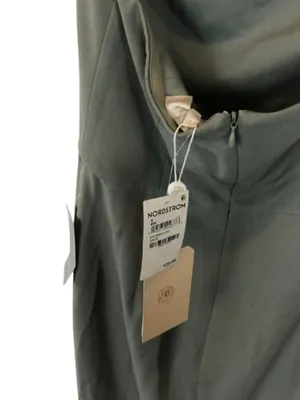 NWT WAYF Womens Size Small Sage Green Angelique Strapless Tulip Gown Dress NEW thumbnail 5