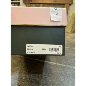 KATE SPADE NEW‎ YORK Laura Square Toe Flat Mules Women's White Leather Size 9 thumbnail 11