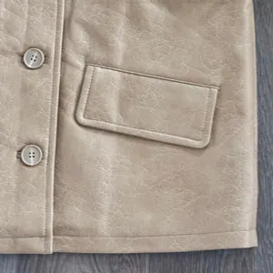 Urban Outfitters Sydney Oversized Dad Jacket Gold Tan 90s Phoebe Buffay Small thumbnail 3
