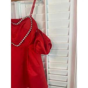 Collective The Label Red Heart‎ Jeweled Dress Size 8 thumbnail 5