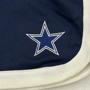 National Football League Dallas Cowboys Football Navy Blue & White Athletic Basketball Shorts size S/M thumbnail 2