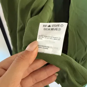 Reformation Galena Long Sleeve Dress in Olive thumbnail 14