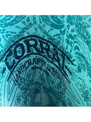Corral Women's Saddle Cowhide Square Toe Western Boots Denim Embroidery Sz 10 thumbnail 12