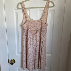American Eagle pink floral mini dress cottagcore twee 90s y2k thumbnail 5