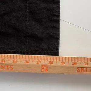 Pact Corduroy Pants Women Large Black‎ Organic Cotton Wide Leg Elastic Waist thumbnail 9