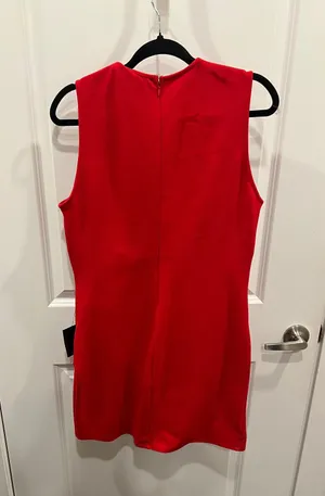 Lulus red cocktail dress thumbnail 3