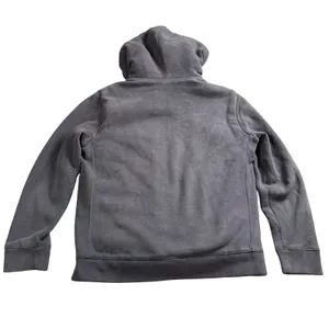 Abercrombie & Fitch Hoodie Women XS‎ Gray Sherpa Lined Zip Up Fleece Jacket thumbnail 2