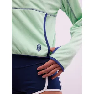 FP MOVEMENT Care FP On The Run Lightweight Fleece Pullover /Jade thumbnail 8