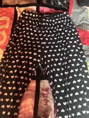 If It Were Me Heart Pajama Bottoms thumbnail 1