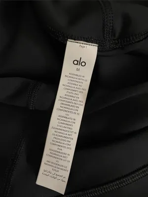 Alo Yoga NWT 7/8 High Waisted Airlift Leggings in Black Size M thumbnail 7